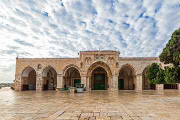 The Al-Aqsa Mosque in East Jerusalem