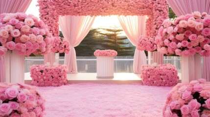 Tropical Pink Outdoor Celebration