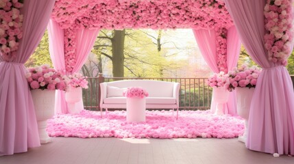 Celestial Pink Wedding Ambience