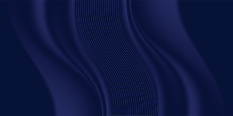 Premium background design with diagonal dark blue line pattern. Vector horizontal template for digital lux business banner, contemporary formal invitation, luxury voucher. vector ilustrasi eps 10