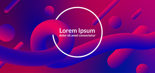 Liquid color shapes for composition backgrounds. Trendy abstract covers. Futuristic design banner. Modern gradient. Eps10 vector illustration.