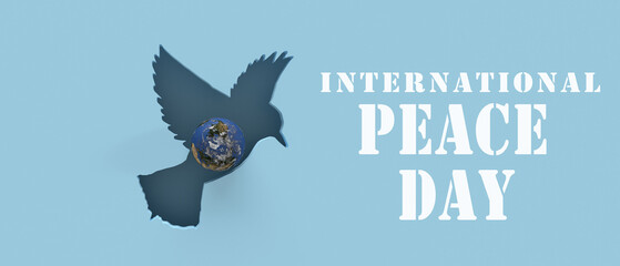 bird earth world global pigeon planet symbol decoration ornament international peace day hope love dove fly wing nature faith art blue color background wallpaper animal pet event banner environment