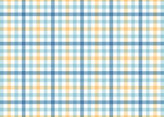 カラフルなブロックチェック （青・橙・水色・緑）