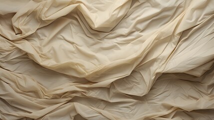 texture tissu blanc froissé, généré par IA