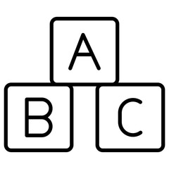 ABC Blocks Icon