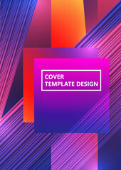 Modern geometric abstract background, colorful shapes, stripes. Great for use in posters, web design, brand presentation, album printing, fashion texture, etc. Vector