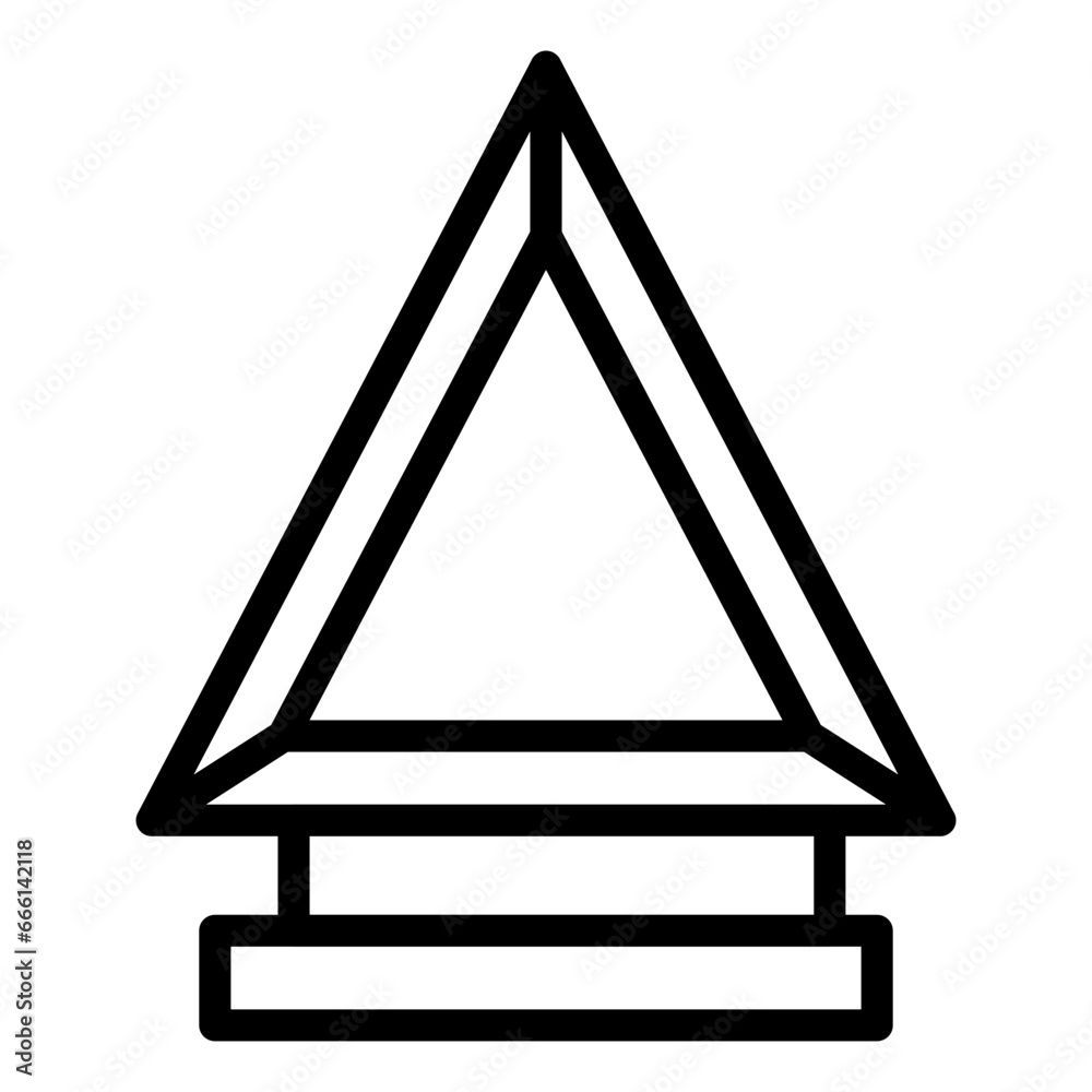 Sticker Triangle Icon