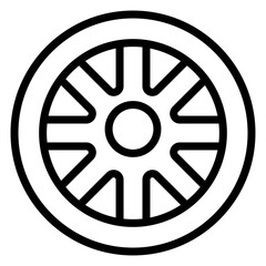 Obraz premium Wheel Icon