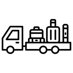 Baggage Truck Icon
