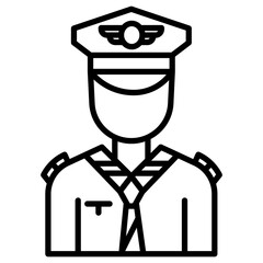 Flight Attendant Icon