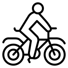 Cycling Person Icon