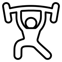 Weightlifting Icon