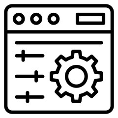 Web Management Icon