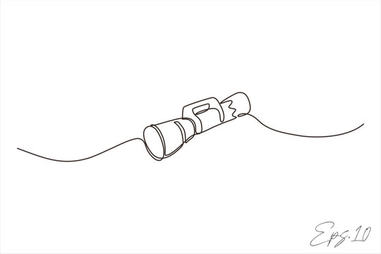 recommend clip art: continuous line art drawing of percussion musical instrument