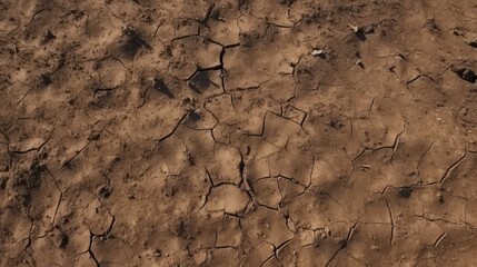 nature ground background texture of dried land soil