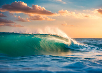 Fototapeta premium Waves on the beach