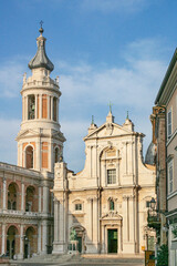 Fototapeta na wymiar Basilica della Santa Casa of Loreto, located in Marche, Italy