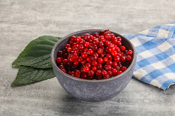 Ripe sweet wild organic cowberry