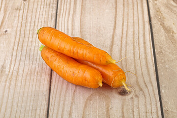 Yoiung natural organic carrot heap