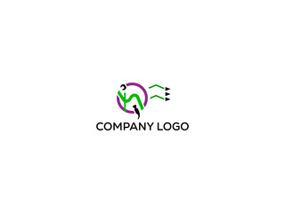 Fototapeta premium Usable for Business and Branding Logos. Flat Vector Logo Design Template Element. creative smart logo detailing with clean background. Business and Branding Logos.