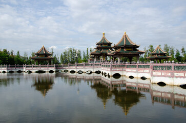 temple on the lake