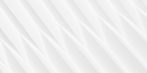 Obraz premium Modern minimal abstract white zig-zag triangle geometrical pattern background flat lay top view from above