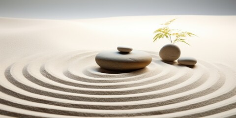 "Zen Garden Bliss: Unwind in a Haven of Relaxation" Ai generated.