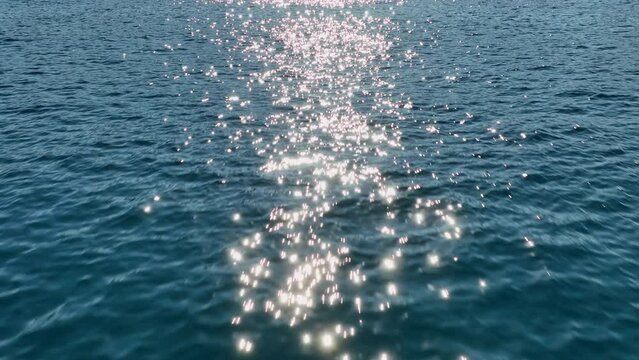 Mesmerizing play of sunlight on the tranquil waters surrounding Minorca.
