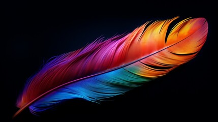 Colorful Feather.