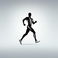 Fototapeta na wymiar sports running icon