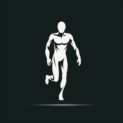 minimalistic runner icon