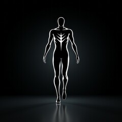 minimalistic runner icon