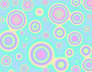 fun abstract holo background backdrop pink blue yellow waves circles lines pattern texture