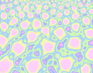 fun abstract holo background backdrop pink blue yellow waves circles lines pattern texture