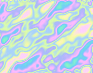 Fototapeta na wymiar fun abstract holo background backdrop pink blue yellow waves circles lines pattern texture