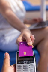 Card and contactless payment in cafeteria