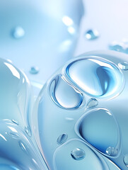 Translucent water drop graphic poster web page PPT background