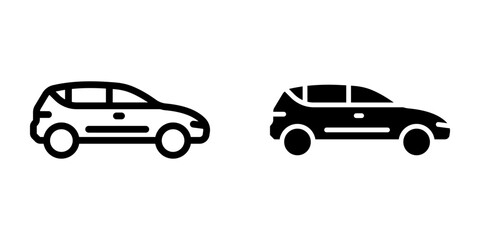 Car Icon, for mobile concept and web design. vector illustration