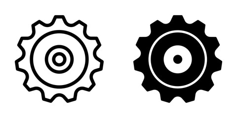 Gear Icon,  for mobile concept and web design. vector illustration
