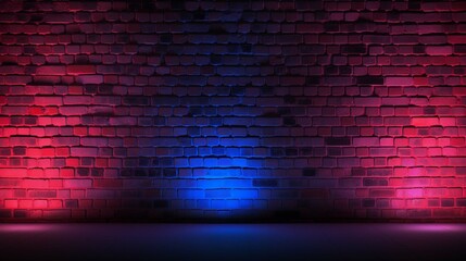 abstract neon color background brick wall background 