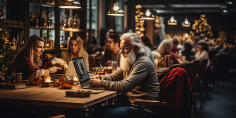 Obraz premium Weihnachtsfeier