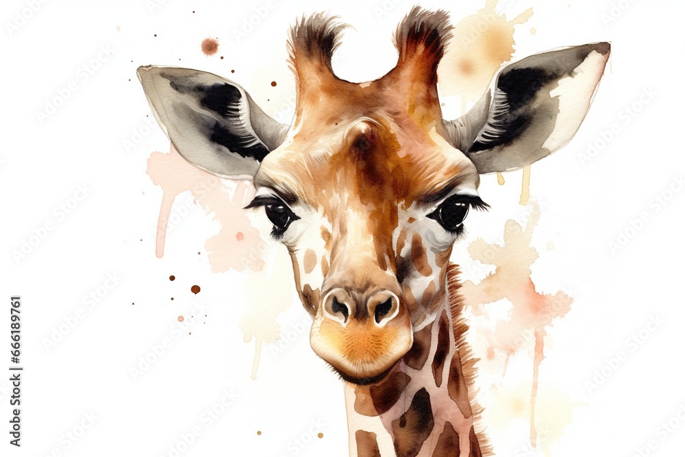 Wall mural giraffe