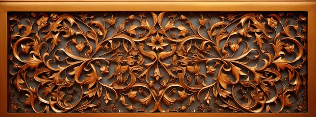 a wooden decorative traditional pattern textured handmade carving artwork woodwork background