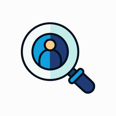 Search icon, Magnifying glass icon, find symbol, explore icon, look up symbol, Query icon, Seek icon,