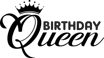 Birthday queen svg