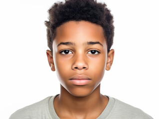   isolated portrait in studio
