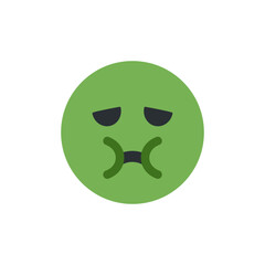 Fototapeta premium Nauseated Face