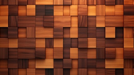 Abstract Brown Wood Grain Pattern background generated by AI tool 