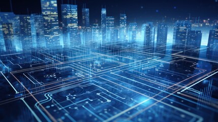 Fototapeta premium Discuss the evolution of IT infrastructure and its impact on modern business operations