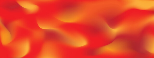 Vector.  Abstract background imitating the fire waves. Futuristic motion of swirls. Shades of red. Web banner, header.